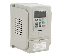 Variateur de Fréquence VFD, Variateur Professionnel de Fréquence VFD Monophasé Variateur de Vitesse pour Commande de Vitesse de Moteur à Courant Alternatif de Broche (220V 1.5KW)