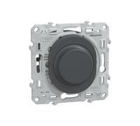 Variateur de lumière 1 poste Ovalis Anthracite Schneider