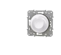 Schneider Electric - Odace - Variateur de lumière universel en 2 ou 3 fils 3W 100W(Led) - Blanc - S520519