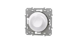 Schneider Electric Variateur de lumière Odace S520519 - Universel en 2 ou 3 fils 3W–100W (LED) Blanc