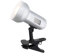 Variateur de lumière à télécommande de projecteur à pince en métal pivotant dans l'ensemble comprenant des ampoules LED RVB