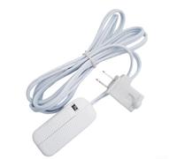 Variateur de lumière avec curseur pour lampes LED à intensité variable | Variation en continu de 0 à 100 %, installation plug-and-play, convient aux ampoules LED/incandescence jusqu'à 200 W, blanc