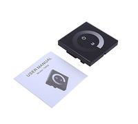 Variateur De Lumiere, LED MAGT Panneau contrôleur mural tactile LED DC 12-24V, Interrupteur Tactile pour réglage lumières (Couleur : Noir)