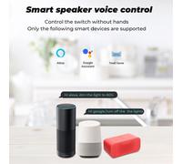 Variateur de lumière LED WiFi intelligent, 1/2 voies, interrupteur, application Smart Life/Tuya, télécommande, fonctionne avec Alexa Echo Google Home, bricolage
