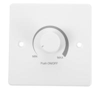 Variateur de Lumière Rotatif pour Spots LED 12v-24v, Panneau Blanc | Contrôle Précis de Luminosité, Installation Simple, Usage Camping-bateau, Boîtier PC