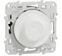 Schneider Electric - Variateur lumière 3-200W 2/3 fils Blanc - Odace - Schneider G