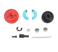 Variateur d'embrayage, pièces RC 13T Ensemble de variateur d'embrayage de Vitesse de Volant Moteur Ensemble de roulements d'embrayage de Voiture Rc Ensemble de roulements d'embrayage de(Rouge)