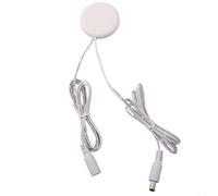 Variateur d'intensité à capteur tactile 12 V 24 V pour éclairage d'armoire avec luminosité et pénétration réglables pour bois, pierre, verre et plastique (tête CC blanche)