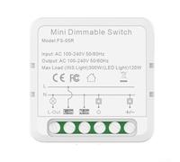 Variateur d'intensité compatible avec Zigbee 3.0 et Tuya pour contrôle d'éclairage domotique avec support de lampe à incandescence LED