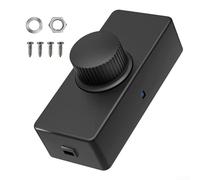 Variateur d'intensité en ligne 3100 W avec bouton marche/arrêt rotatif intégré, variateur de phase silencieux 220 240 V CA avec protection contre les surintensités et la température pour une