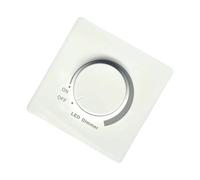 Variateur d'intensité LED 300 W - Bouton rotatif - Contrôleur de luminosité réglable - Cadre en plastique - Applique murale LED - Variateur d'intensité