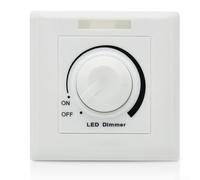 Variateur d'intensité LED pour bandes LED unicolores, contrôleur 12 V 24 V avec bouton rotatif, régulateur de puissance 360 W 720 W, montage sur panneau 86, compatible avec