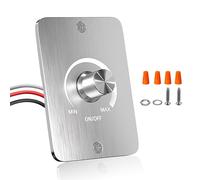 Variateur D'intensité Led PWM DC 12V, 5A Dimmer Contrôleur Réglable Dimmable Facile à installer pour Camping-Car Remorque Maison Silencieux et Sans Scintillement