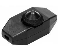 Variateur d'intensité pour lampes halogènes et lampes basse tension, 250 VAC 40-100 W, Noir, pose sur cordon d’alimentation