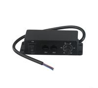 Variateur d'intensité rotatif 0-10 V avec synchronisation série pour pilotes LED pour croissance des plantes, panneau de plafond spot vers le bas, noir