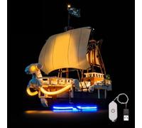 Variateur d'intensité tactile LED compatible avec Lego The Going Merry Pirate Ship (pas le modèle), ensemble d'éclairage de décoration compatible avec Lego 75639 The Going Merry Pirate Ship