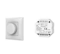 Variateur LED 0/1-10 V avec interrupteur à bouton-poussoir 110 V 220 V 4 zones avec télécommande(1x L1 and PK1)
