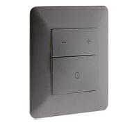 Variateur LED 3 boutons avec mémoire d'intensité lumineuse Titanium - Artezo - Zenitech