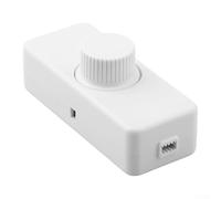 Variateur LED Encastré Rotatif 220V Silencieux(White) | Technologie trailing edge, fonctionnement silencieux, réglage fluide 0-, pour idéal pour chambre salon