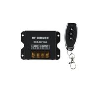 Variateur LED pour DC 12-24 V 30 A, télécommande, technologie de gradation numérique PWM, réglage de la luminosité de 0 à 100 %, compatible avec bandes LED, spots, éclairage encastré