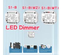 Variateur LED WiFi et RF Push AC Triac, contrôleur Tuya APP, commutateur 2.4G S1-B/S1-B(WT)/S1-B(WZ) pour bande de lampe LED monochrome R11 S1-B and R1
