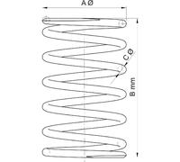 Variateur Malossi MULTIVAR ressort de contraste rouge 61,80x138 mm k 2,6