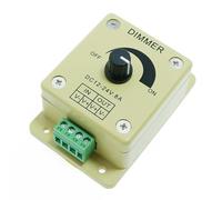 Variateur monochrome pour bandes LED 12/24 V, contrôle de luminosité réglable, idéal pour ambier les espaces et réguler l'éclairage dans les projets décoratifs.