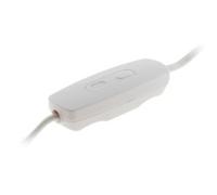 Variateur pour LED de 1 à 50 W précablé avec fiche 6A coloris blanc