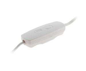 Variateur pour LED de 1 à 50 W précablé avec fiche 6A coloris blanc