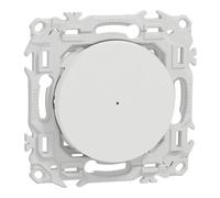 Variateur poussoir LED Odace Wiser blanc craie 2 ou 3 fils - SCHNEIDER - S920522