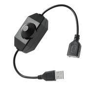 Variateur rotatif USB 5 V - Contrôleur de bande LED et mini bandes LED adressables - Câble USB femelle à mâle économe en énergie - Courant de sortie CC 5 V inférieur à 3 A - Avec courant inférieur à 3