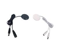 Variateur tactile caché, capteur à travers le bois for bandes lumineuses LED, 3.7-24V DC 5A, pénétration de 25mm, contrôle Invisible(Mode B,White color,Dupont wire)