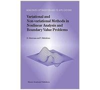 Variational And Non-Variational Methods In Nonlinear Analysis And Boundary Value Problems