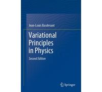 Variational Principles In Physics