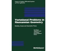 Variational Problems In Riemannian Geometry