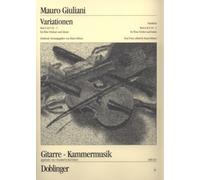 ?Variationen? Score and Parts for Recorder and Guitar by Mauro Giuliani