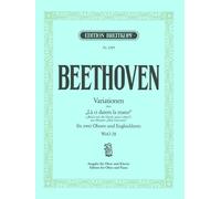 BEETHOVEN - VARIATIONS ON 'LÀ CI DAREM LA MANO' FROM MOZART'S 'DON GIOVANNI' WOO 28 - HAUTBOIS ET PIANO