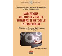 Variations autour des PME et des entreprises de taille intermédiaire Mélanges en l'honneur du Professeur Gérard Hirigoyen. Préface de Yvon Gattaz - Pascal Barneto - Ems Management Et Societes - broché