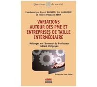 Variations Autour Des Pme Et Des Entreprises De Taille Intermédiaire - Mélanges En L'honneur Du Professeur Gérard Hirogoyen