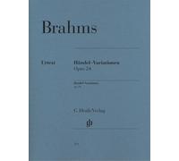 Brahms J. – Variations Haendel Opus 24 – Partition pour piano – Henle Verlag