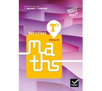Variations Maths Tle - Éd. 2020 - Livre élève