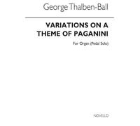 Variations On A Theme By Paganini For Organ Pedals / Recueil
