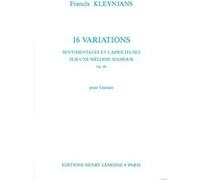 VARIATIONS SENTIMENTALES ET CAPRICIEUSES OP 66 G