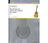 Variations sur "Folia de España" et Fugue: guitar.