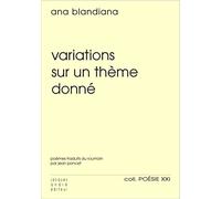 Variations sur un thème donné