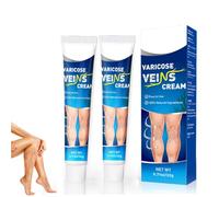 Varices Jambes Crème,Crème Apaisante pour les Jambes,Crème pour Varices,Creme Anti Varices Crème pour Varices,Améliore La Circulation Sanguine,Renforce Les Capillaires(2pc)