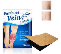Varices Patch D'élimination,Patch D'élimination Des Veines D'araignée Des Jambes,Patch Soin Des Des Jambes,Patchs Soulager Gonflemen,Patch Naturelles Soins Du Corps Autocollant,8pcs[L773]