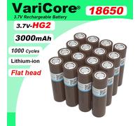 VariCore 100% Original HG2 3.7v 18650 3000mAh batteries 3.6V décharge 20A dédié batterie Rechargeable haute puissance 12pcs Battery