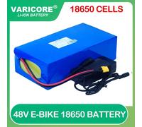 VariCore 48V 32ah 18650 Li-ion batterie Rechargeable 20ah 24ah 18ah 15ah avec BMS pour 54.6v 1000W 1500w 2000w outil électrique 48V 20Ah et chargeur