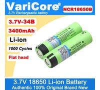 VariCore nouvelle batterie Rechargeable au Lithium originale NCR18650B 3.7v 3400mAh 18650 4.2v pour batteries de stockage d'énergie de lampe de poche 20PCS battery